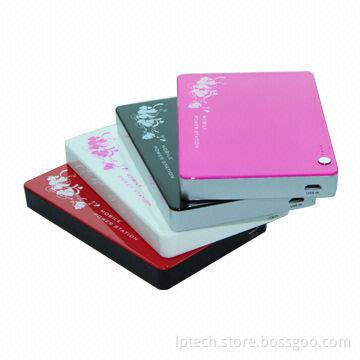 Ultrathin, New Portable Power Bank for iPhone and iPad with 5,000mAh Capacity, Micro Double USB